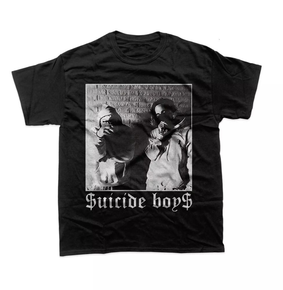 Унисекс футболка Suicide Boys - Stop Staring At The Shadows Tee - Хип-хоп унисекс футболка XXXL