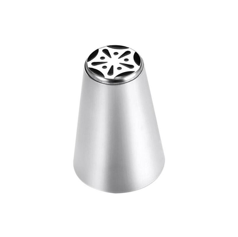 7pcs/lot Stainless Steel Russian Tulip Icing Piping Nozzle Cake Decoration Cream Tips DIY Cake Bakeware Tool Rose Flower Mold