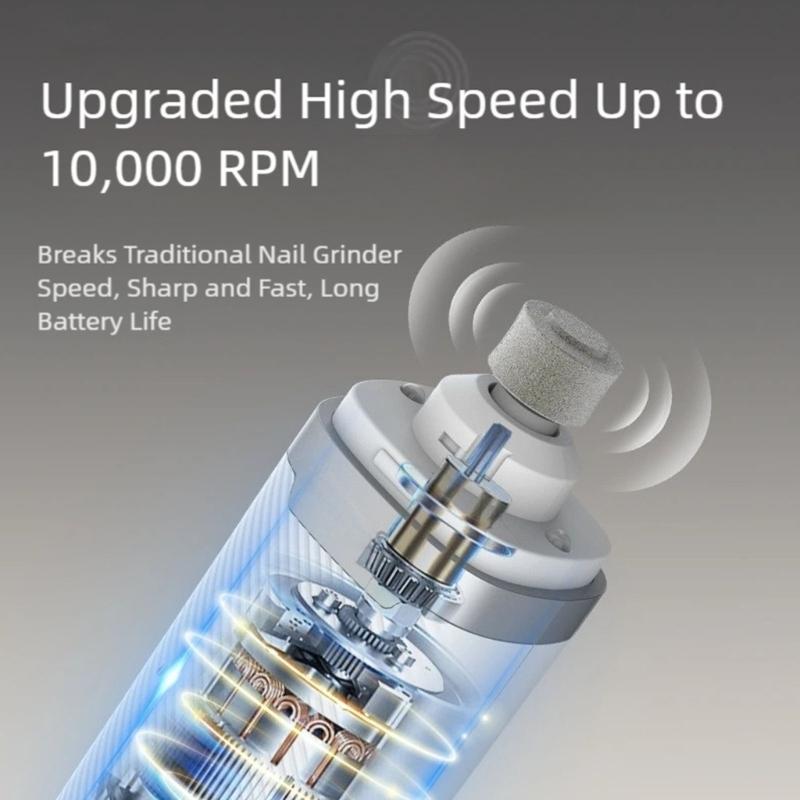 Electric Pet Nail Grinder With Rechargeable Function For Safe Quiet Cats Dog Nail Trimming