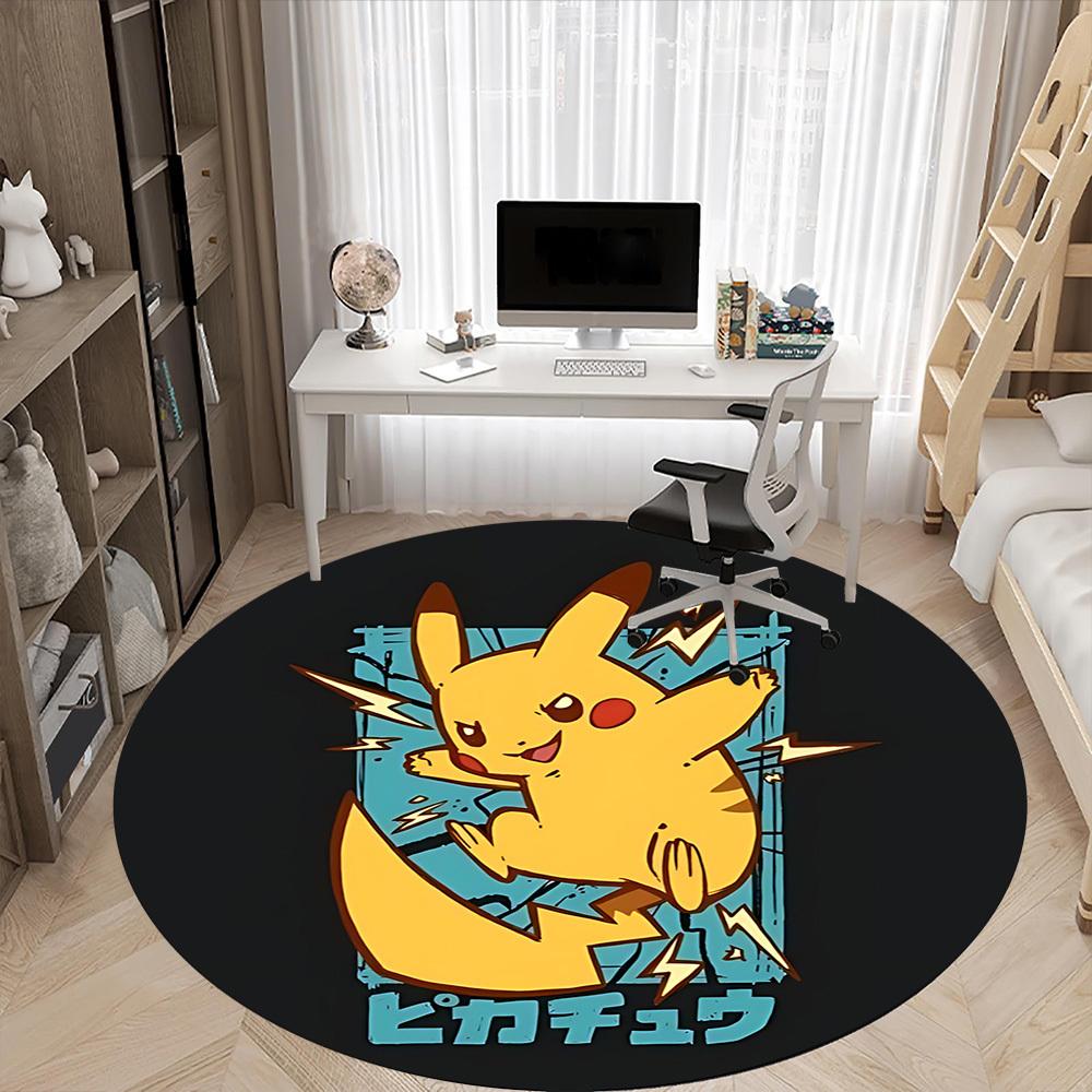 1pc Office Round Area Rug, Under Office Chairs Bedroom Living Room Home Decor a1022232