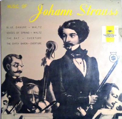 10inch Record BERLIN RIAS SYMPHONY ORCHESTRA COND - Johann Strauss Masterpieces LG1002 DEUTSCHE GRAMMO - Japan Classical Used