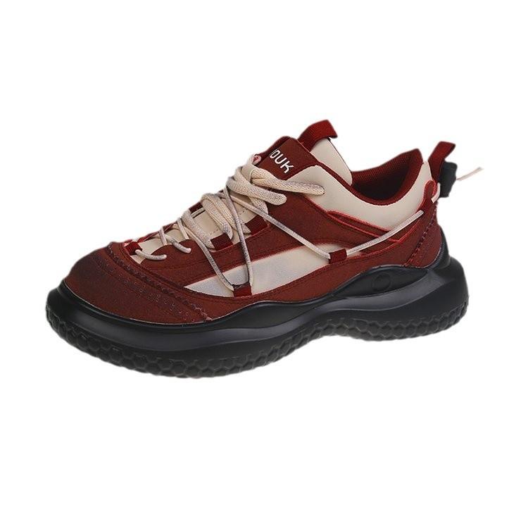 Ma Speedism 2025 autumn new fashion retro casual shoes round head versatile single shoes heightening platform shoes women