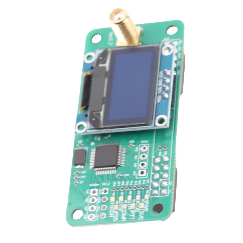 UHF VHF UV MMDVM Hotspot Module Kit SMA Interface LED Display Hotspot Board with Antenna