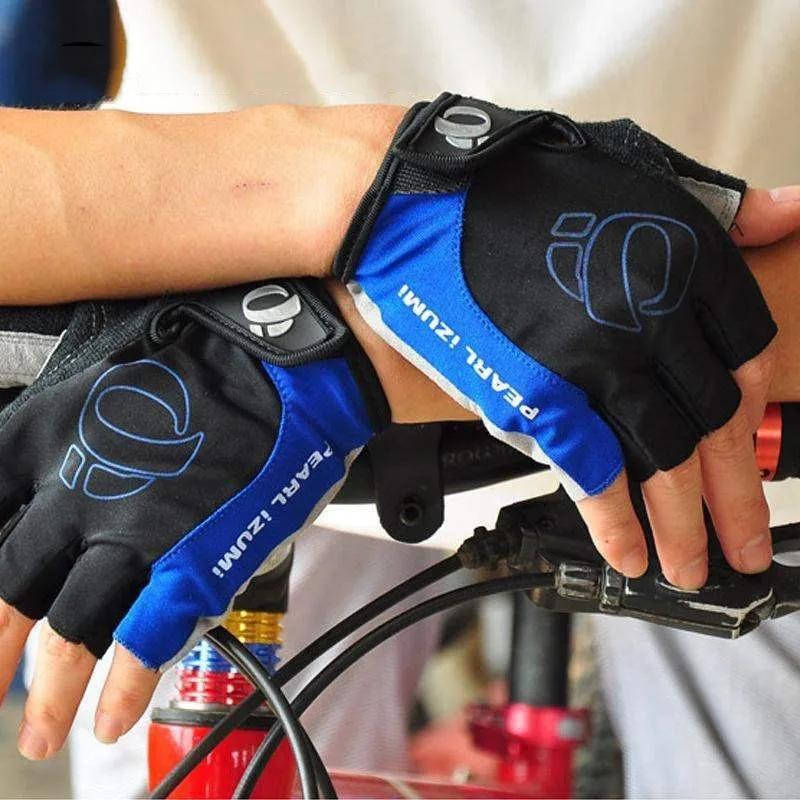 Bicycle Gel Half Finger Gloves Anti Slip Sweat Proof Shockproof Mountain Bike Road Armguard Lightweight Half Finger Bicycle Gloves
