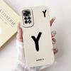 For Xiaomi Redmi Note 11S 4G Case Lovely Letters Soft Silicone Shockproof Phone Cover For Redmi Note 11 Pro Plus Note11 4G Funda