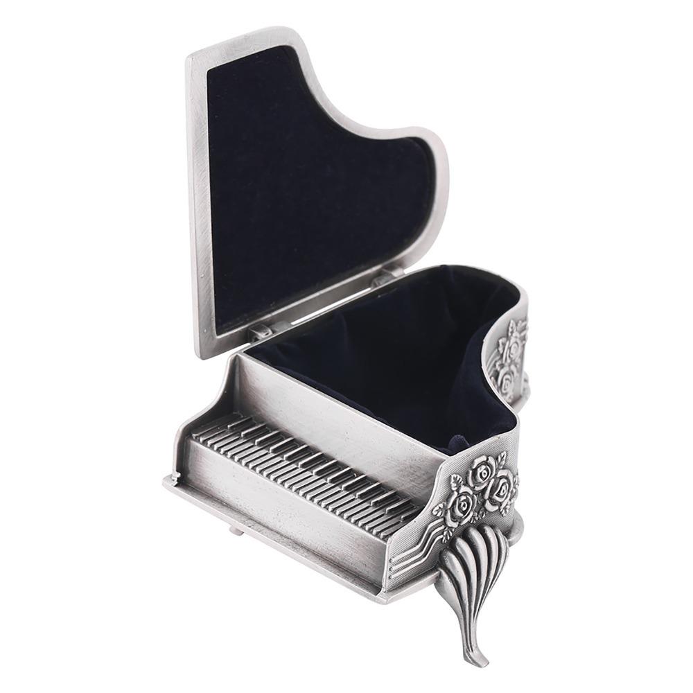 Piano Piano Shaped Jewelry Box Zinc Alloy Zinc Alloy Jewelry Storage For Women