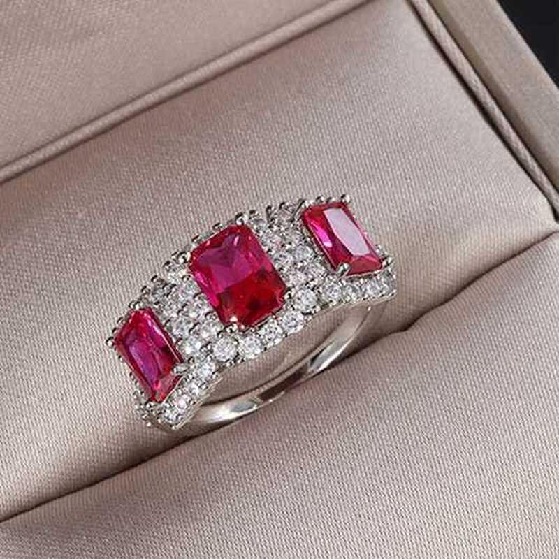 Sace Gems Classic Copper Alloy Zircon Ring Ladies Jewelry Wedding Promise Party Gift