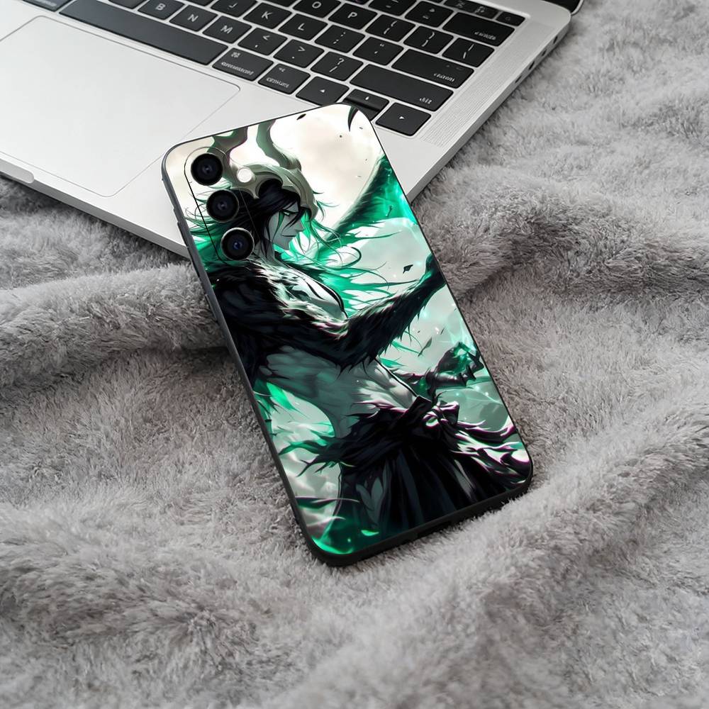 B-BLEACH  Soft Silicone phone Case for Samsung Galaxy A73/A71/A72/A70/A53/A52/A51 - Black