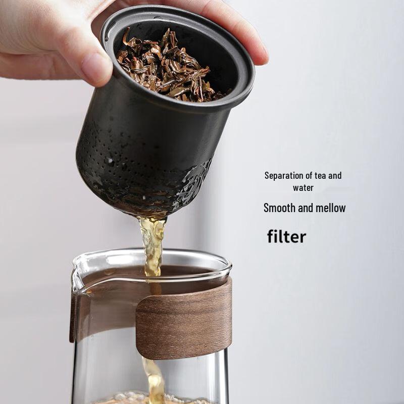 Portable Quick Brew Glass Travel Tea Set