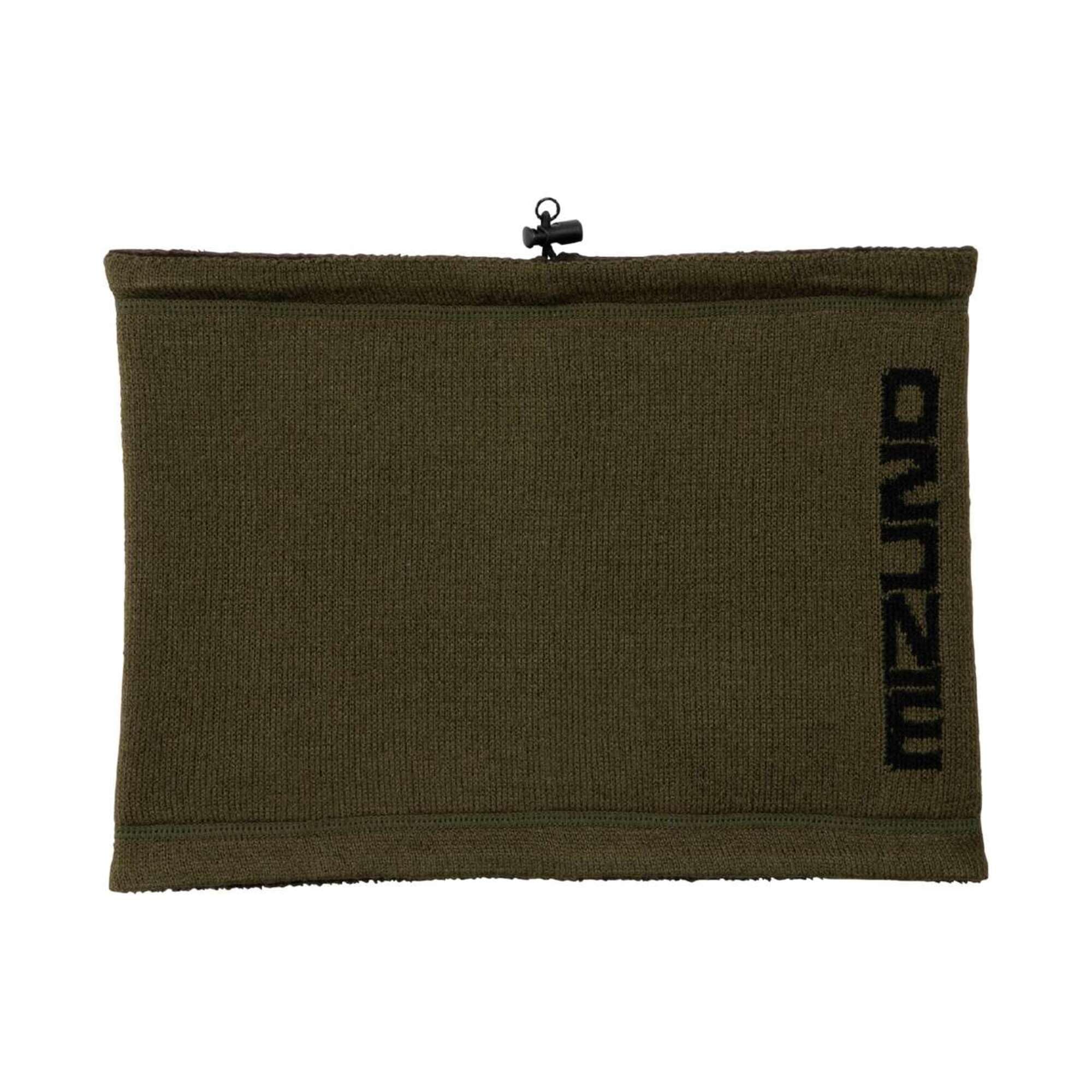 

Mizuno Training Wear Reversible Fleece Neck Dark Khaki x Free Size Warmer, Black, 32JYB708,