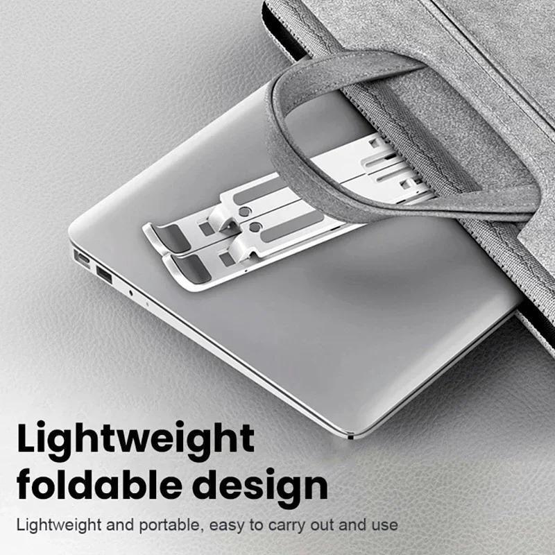 Portable Laptop Stand Foldable Support Base Notebook Stand For Computer Laptop Holder Cooling Pad Riser Macbook Stand  Laptop