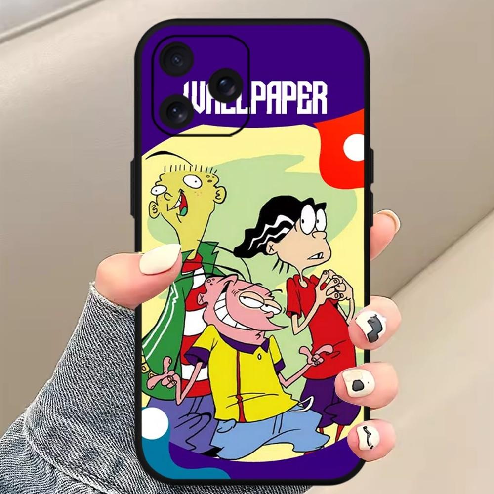 Ed Edd N Eddy Cartoon Phone Case For Xiaomi 10 12 Poco M3 X3 Nfc Redmi 10 11S Lite Ultra 4G 5G Black Soft Shelll
