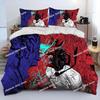 3D Anime Chainsaw Man Denji Cartoon Bedding Set Printed Duvet Cover Sheet Pillowcase Bed Soft Quilt Cover Full Queen King Size