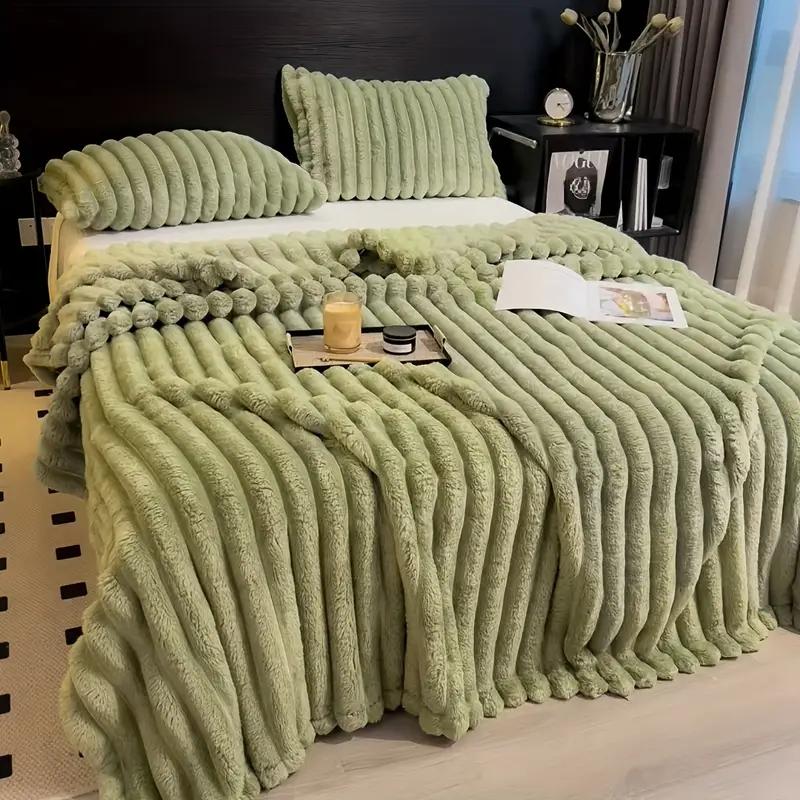 Plyšová deka Falei plyšová deka Polední deka na spaní Coral Velvet Cover Dec Zimní silná plyšová deka