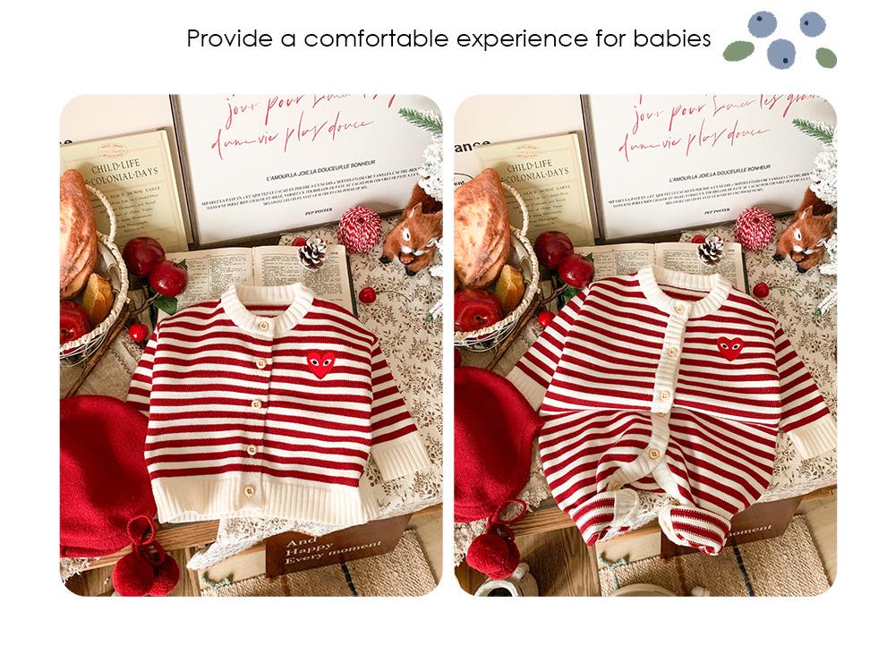 Spring & Autumn Family Sweater Set: Fashionable Knit Outfits for Baby, Mother-Son, or Mother-Daughter