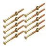10Pcs 40-100mm M6 Furniture Bolts  for Bed Frame Chair Cabinet Furniture Assembly