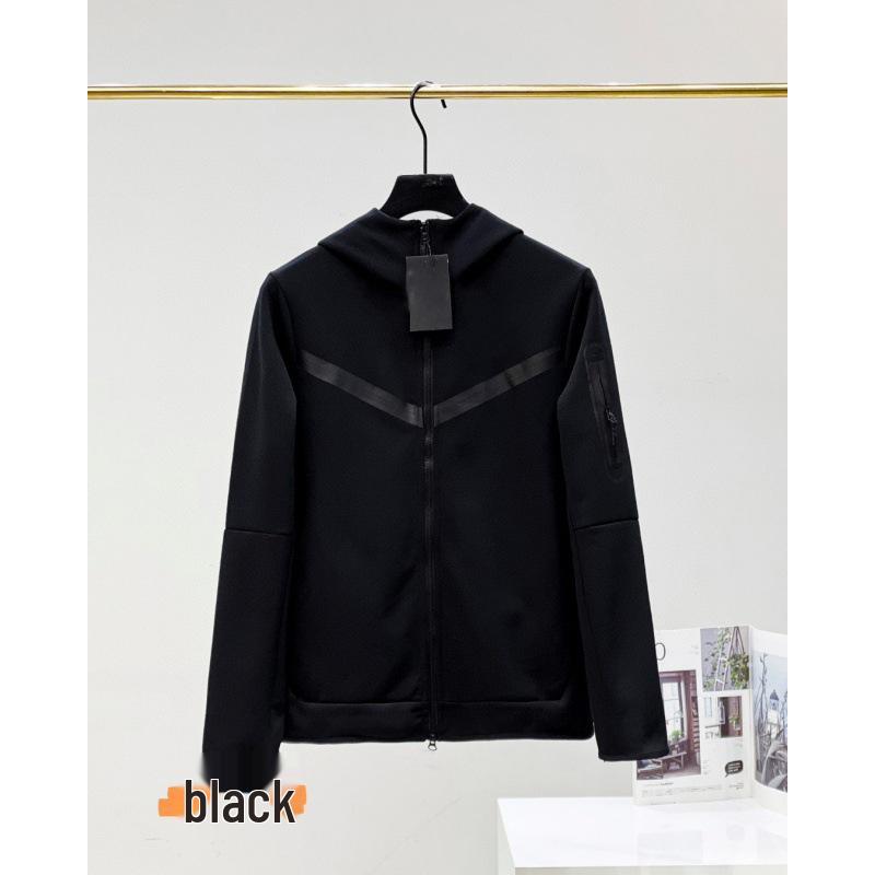 Veste cardigan zippée à capuche en coton pour homme - Manteau décontracté printemps/automne 2024