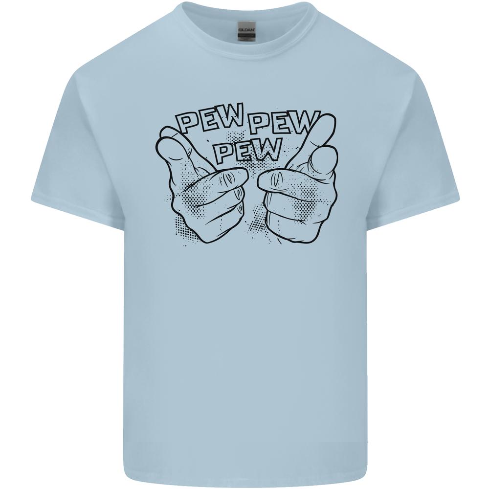 Pew Pew Pew Hands Funny Lightsabre SciFi Kids T-shirt Childrens L