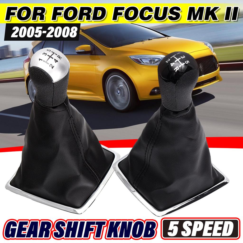 Leder SCHALTKNAUF SCHALTHEBELKNAUF Abdeckung FÜR 2004-15 Ford Focus MK II III LY Leder SCHALTKNAUF SCHALTHEBELKNAUF Abdeckung FÜR 2004-15 Ford Focus MK II III LY