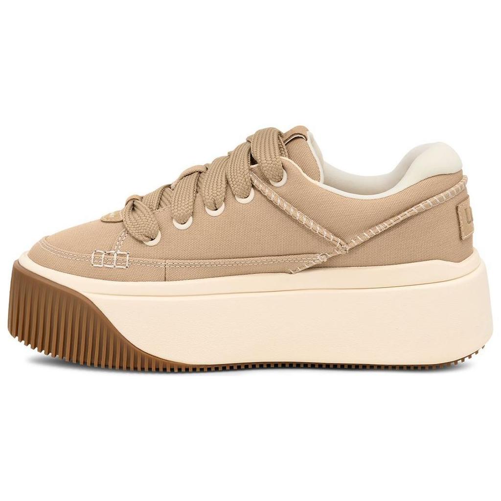 UGG Mote Plattform Stoff Komfortable Stilige Sklisikre Økt Høyde Lavtopp Sneakers Unisex sneakers Brun 1167499-MDSD