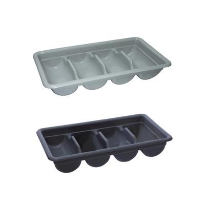 4 Compartment Cutlery Holder Cutlery Organizer Tray for Canteen Restaurant