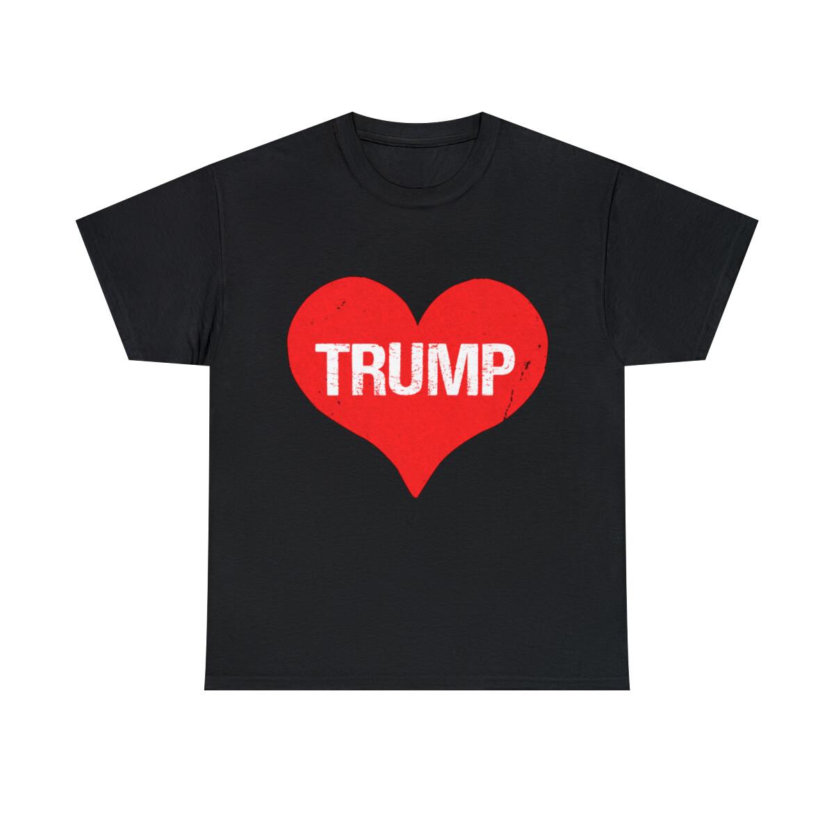 Trump Is Love Graphic Tee Shirt, S-5XL XL