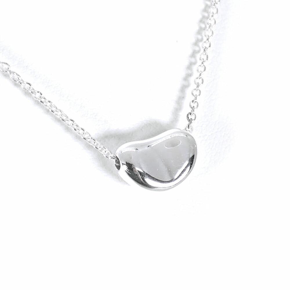 [Used] TIFFANY/Tiffany 925 Bean Pendant/Necklace/j7-3