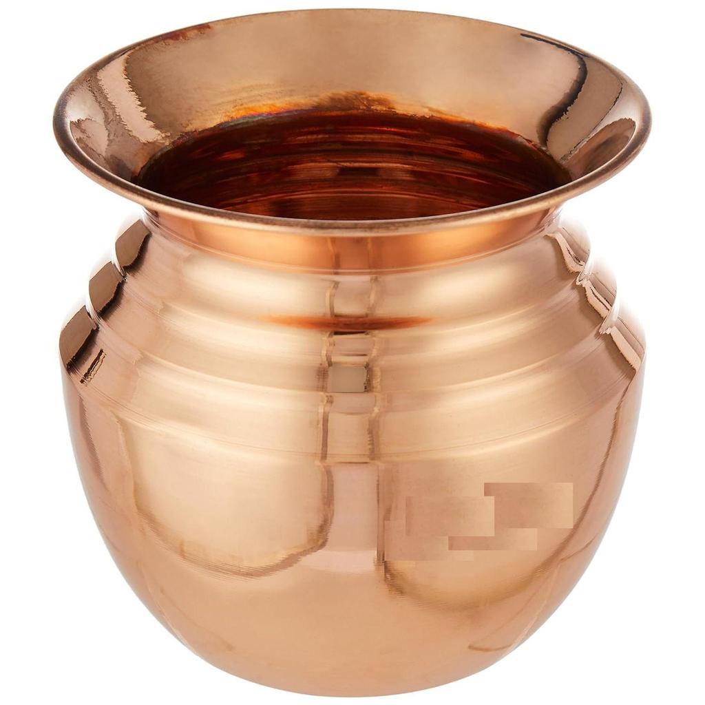 Matt kopparfärgad Kalash, 600 ml