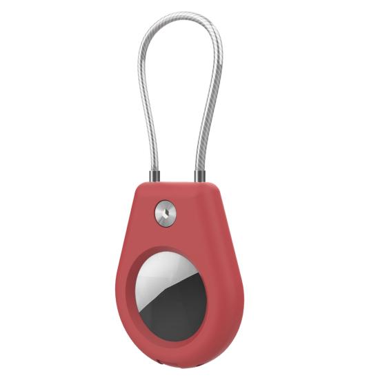 Keychain Holder for Hexagon AirTag with Screw Socket Waterproof Tracker Lock Case Impact-Resistant Protective