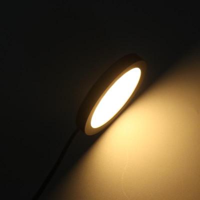 Branch Out with 1Pcs Bamboo Led Light Part - Black Hardware for DIY Lab Lamp Kit, Warm/White/Neutral Ultra-thin Light USB Round