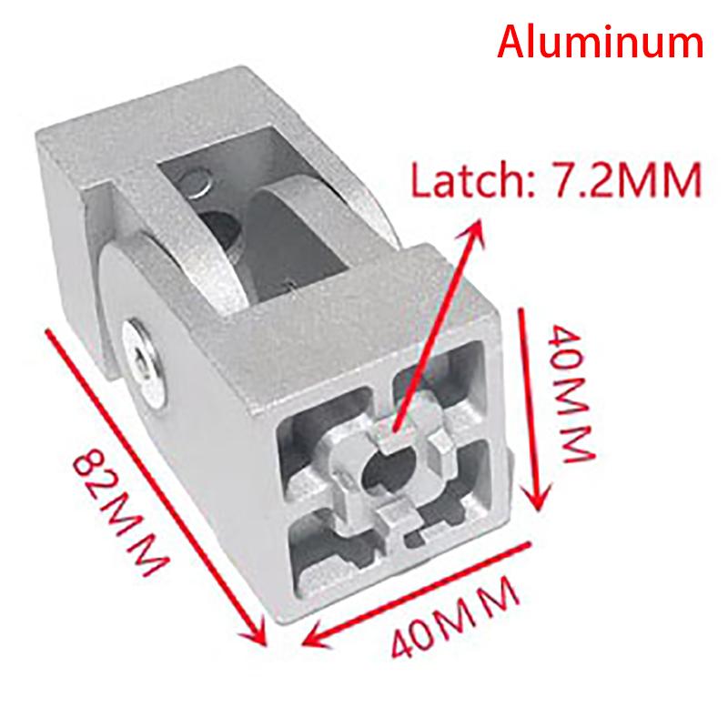 1 stk 2020/3030/4040 Sinklegering/Aluminiumsprofil Levende Hengselbeslag Rettvinklet Fleksibel Svingleddkobling