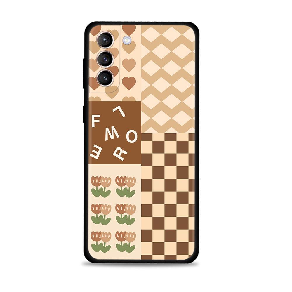 For Samsung S20 Fe Case Galaxy S21 Ultra S22 S10 S20 S9 S8 Plus S22ultra Note 20ultra 10plus Funda Luxury Nice Design Pattern