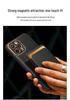 Portacarte Leggero in Pelle Compatibile MagSafe per iPhone 16 Pro Max