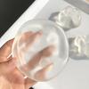 1/6ks Tvarovatelná kokosová olejová mačkací koule Úleva od úzkosti DIY tvarovatelná stresová koule Pomalé zvedání Pružná průhledná koule Senzorická fidget hračka
