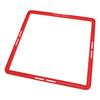5 Pcs Agility Training Rings Multifunctional Quadrilateral Physical Speed Training Rings for Basketball Football Red