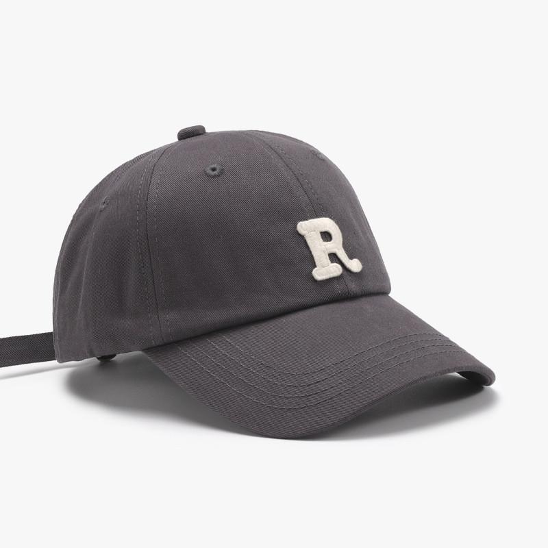 Cotton Baseball Cap For Women With Embroidered Letter Design Summer Sun Protection Casual Outdoor