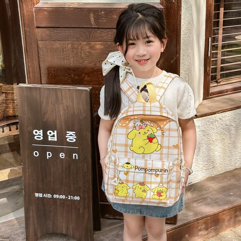 Kindergarten Cartoon Cute Student Schoolbag Foreign Style Printing Children'S Backpack Spring And Summer Children'S Bag
