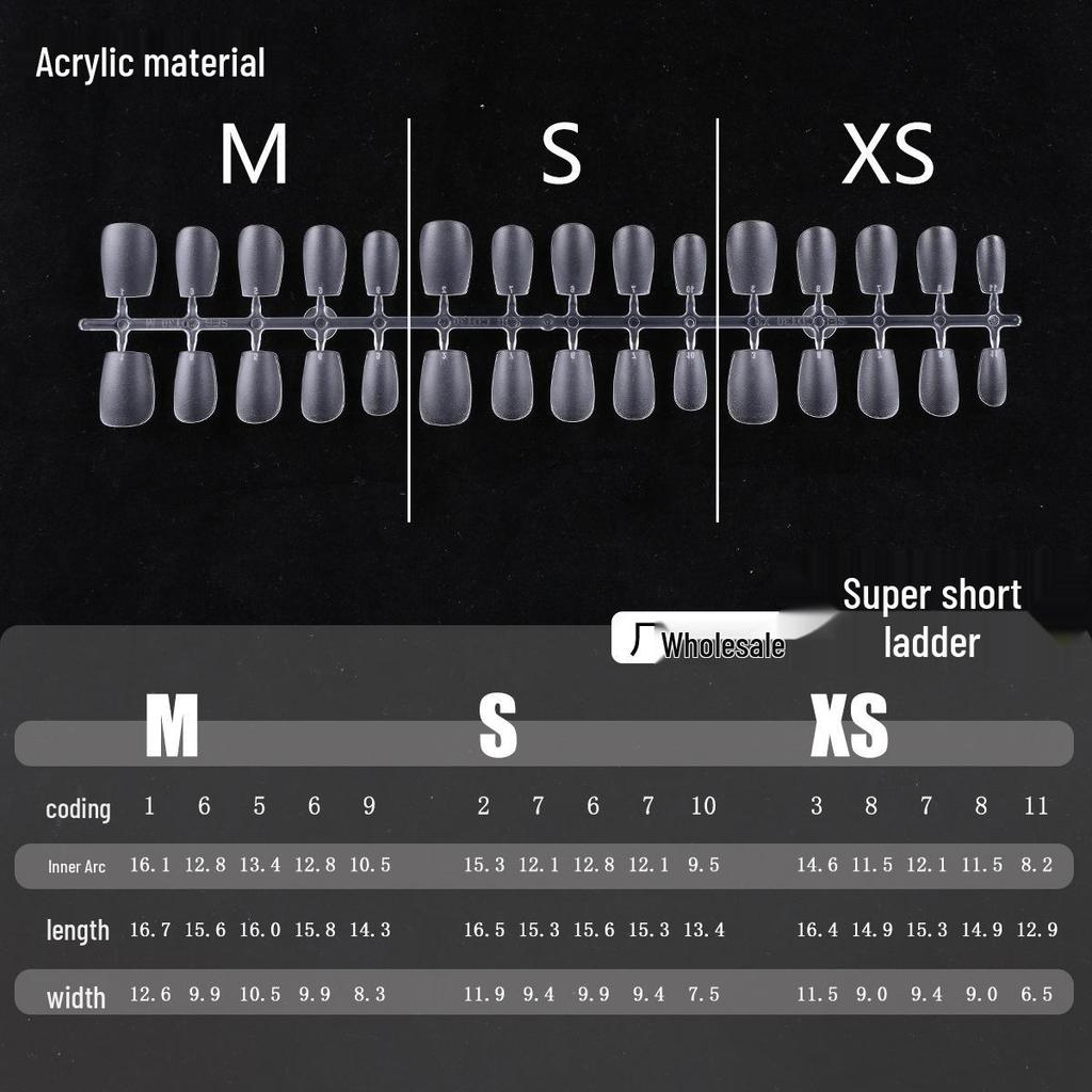 Clear Nail Tips - Almond, Oval, Stiletto, Round Shapes - European & American Popular Series