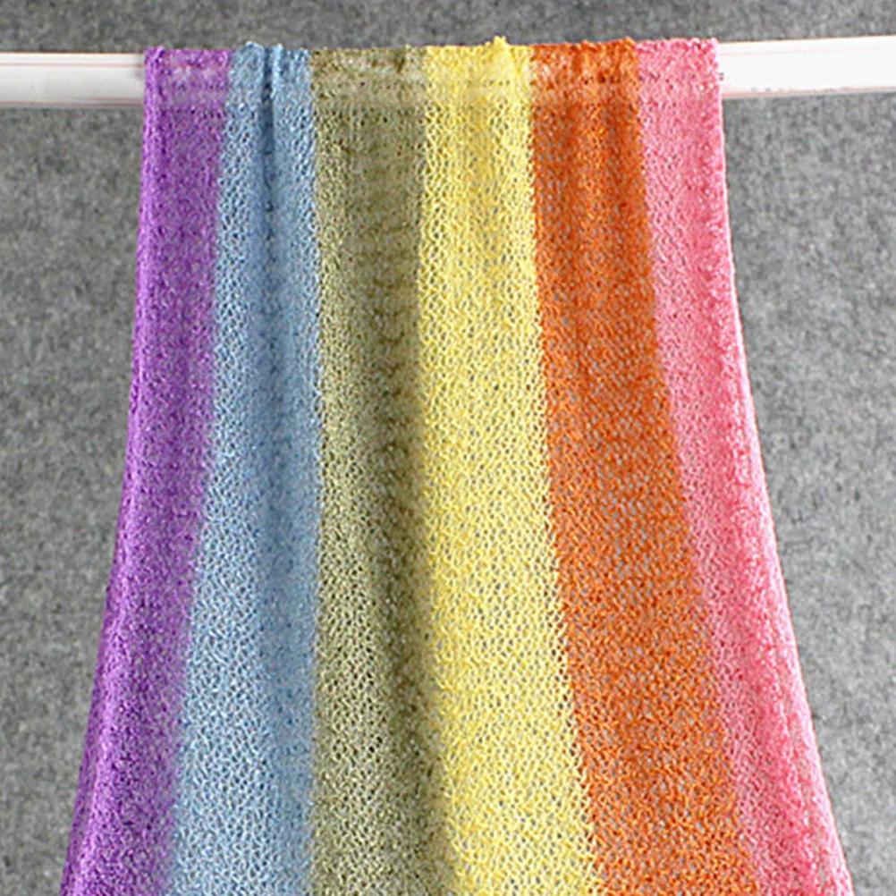 1 Set Newborn Photography Wrap Cloth Baby Photo Elastic Wrap Towel Rainbow Color Wrap Cloth for Newborn Photography Props