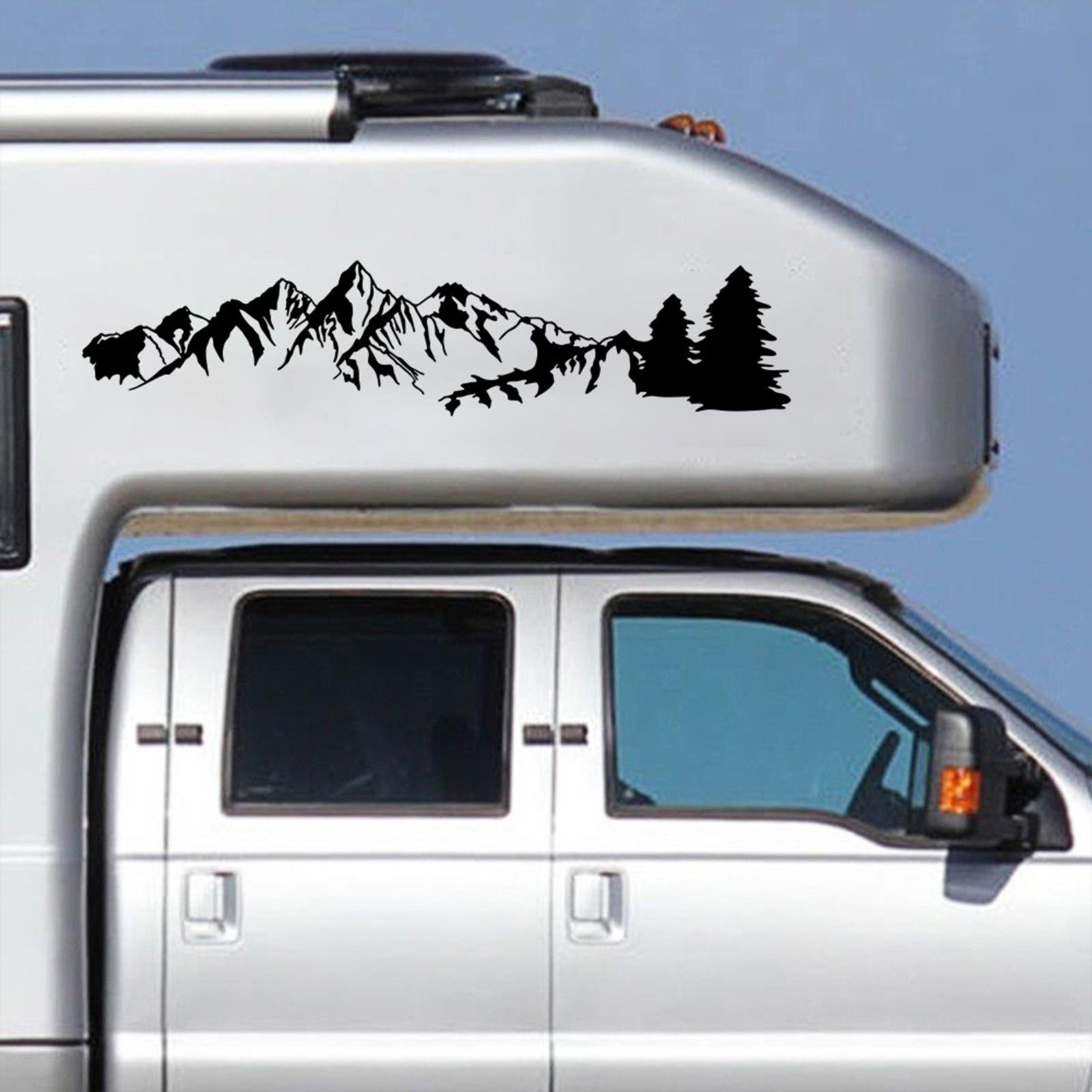 thumbnail interactive-video image 1 of Bear Forest Mountains Large Sticker Car Van Camper Caravan Motorhome Bodywork Vinyl Decal 1 of 11