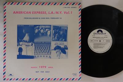 LP Record VARIOUS - American Express L.a/N.y Vol. 1 MI4106 POLYDOR 1979 Japan Rock Used