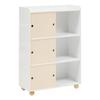 Meuble de rangement 3 portes 2 niveaux "Bouli" beige Atmosphera for Kids