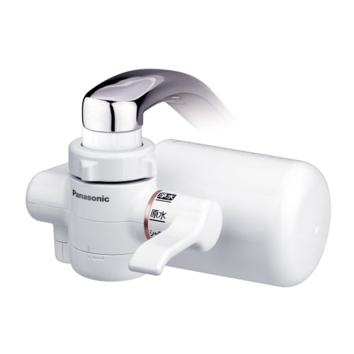 Panasonic Mizutopia Faucet-Mounted Water Purifier, White, TK-CJ01-W