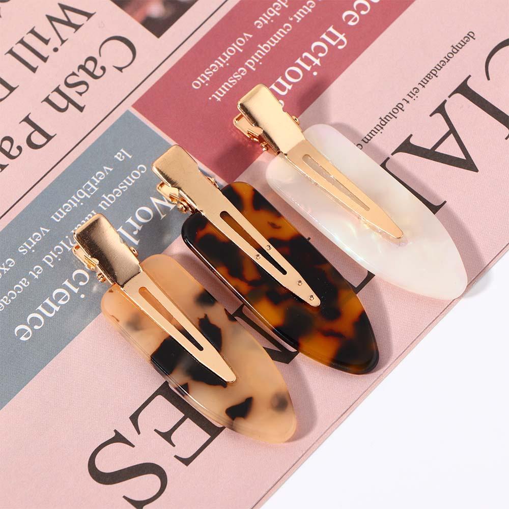 

Acetate Sheet Women Non-marking Duckbill Clip Bangs Clip No Bend Bangs Clip Seamless Hair Clips білий