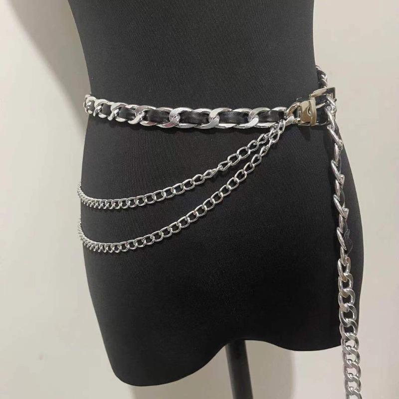 Thick Chain Waist Chain Women's European and American Personalized Decoration with Skirt Suit Fashion Ins Waist Decoration Body Chain