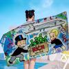 Dollar Alec Monopoly Cartoon Anime Beach Swimming Towel Soft Absorbent Washcloth Children's Gifts for Kids Travel Camping Gym