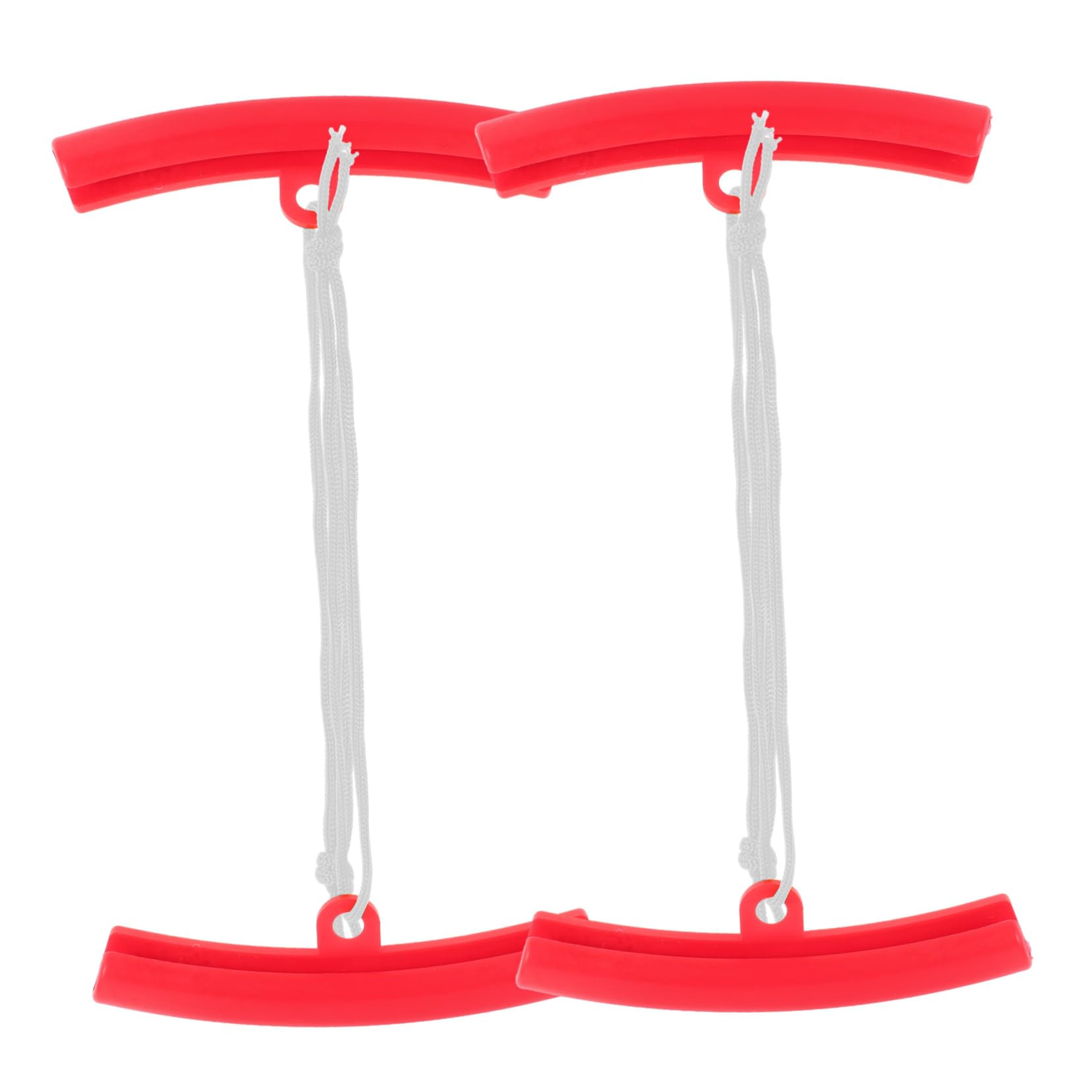 

OSOLADY 4pcs Tire Detachor Protective Cover Car Wheel Rim Protector Rim Guard Wheel Replacement 14.50X3.00X1.20CM красный