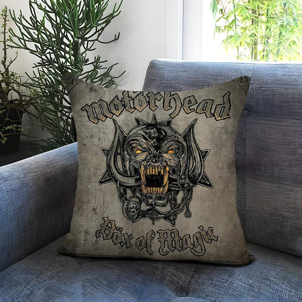 Poszewka na poduszkę Rock Band Motörhead Wygodna Dwustronna Poszewka na Poduszkę Idealna do Samochodu Sofy Sypialni i Nie Tylko