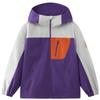MQD Kids' Waterproof Color Block Outdoor Hooded Jacket
