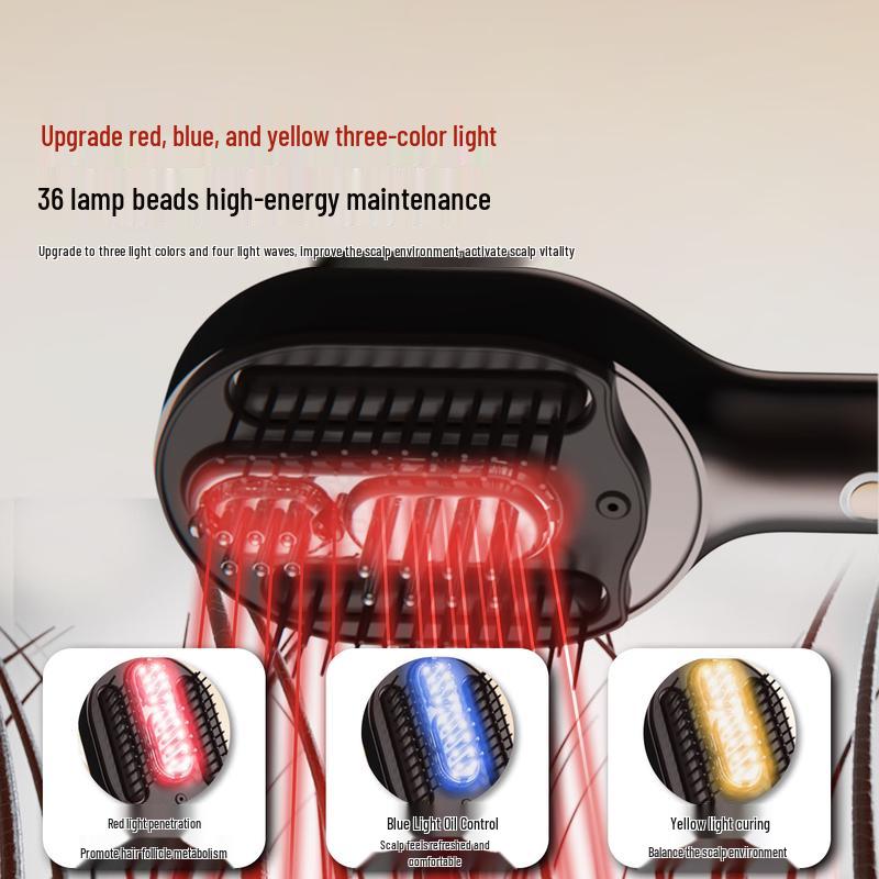 MIAOJIE T7S Scalp Massager with Multi-Color Light Therapy